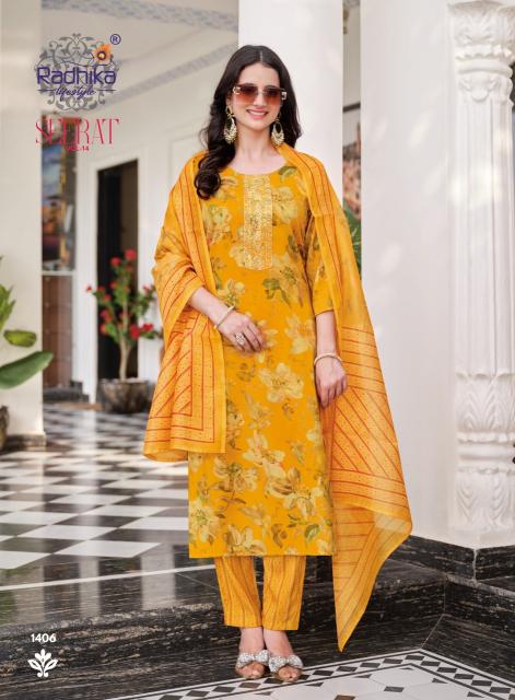 Radhika lifestyle seerat vol 14 kurtis wholesaler in gujarat